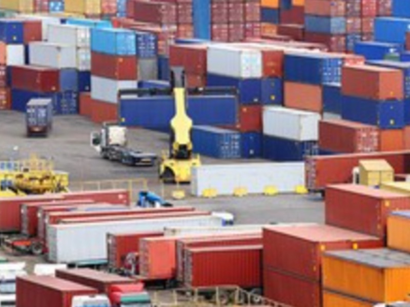 Container yard representing other sourced products